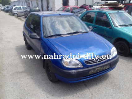 Citroen Saxo 1,1 modrá na náhradní díly ČB / nahradni-dily.eu