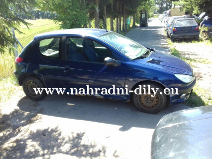 Peugeot 206 modrá tmavá na náhradní díly ČB / nahradni-dily.eu