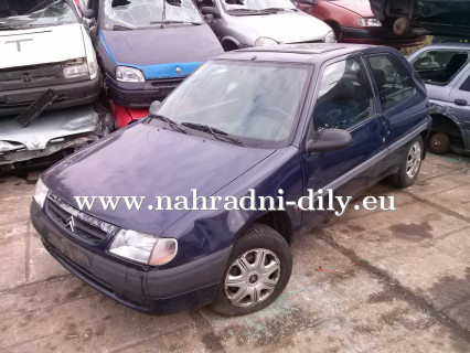 Citroen Saxo modrá na náhradní díly Praha / nahradni-dily.eu