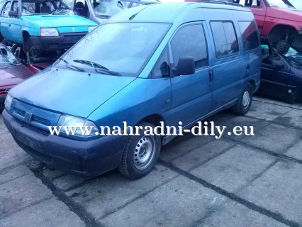 Fiat Scudo modrá metalíza na díly Praha / nahradni-dily.eu