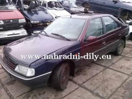 Peugeot 405 modrá na náhradní díly Praha / nahradni-dily.eu