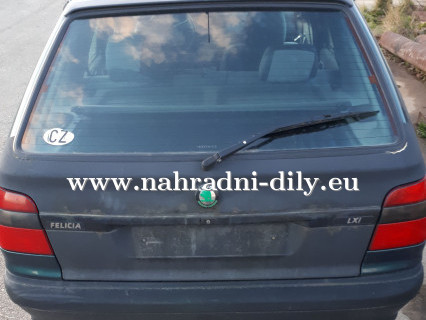 Škoda Felicia kombi zelená tmavá met. Brno / nahradni-dily.eu