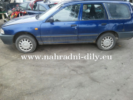 Nissan Sunny kombi modrá na díly Plzeň / nahradni-dily.eu