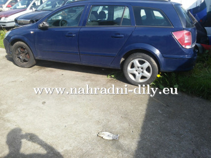 Opel Astra H caravan modrá na díly Plzeň