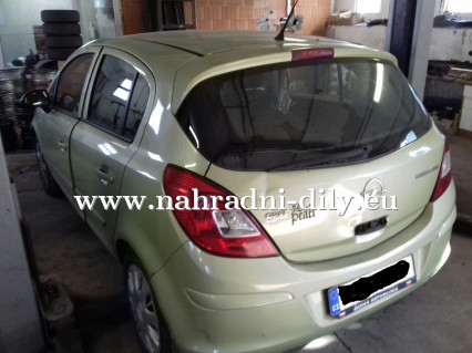 Opel Corsa 2007 1,3cdti na díly Plzeň / nahradni-dily.eu