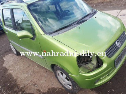 Opel Agila zelená na náhradní díly Brno / nahradni-dily.eu