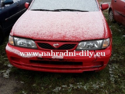 Nissan Almera 1,4 benzín 64kw 1999 červená na díly Brno / nahradni-dily.eu