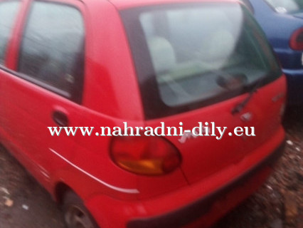 Daewoo Matiz červená na náhradní díly Pardubice / nahradni-dily.eu