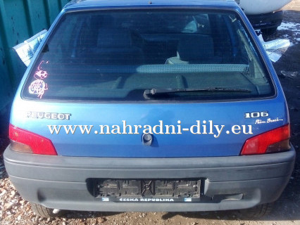 Peugeot 106 modrá na náhradní díly Pardubice / nahradni-dily.eu