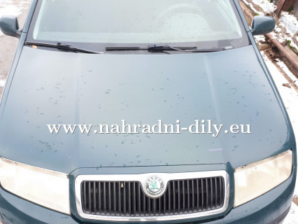 Škoda Fabia modrozelená na náhradní díly Brno / nahradni-dily.eu