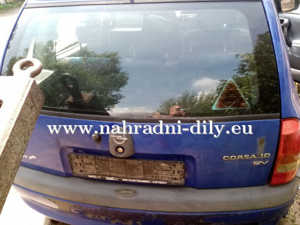 Opel Corsa modrá na díly Prachatice / nahradni-dily.eu