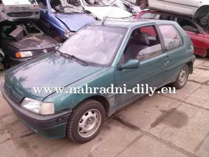 Peugeot 106 zelená na náhradní díly Písek