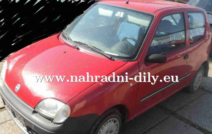 Fiat Seicento červená na náhradní díly Praha / nahradni-dily.eu