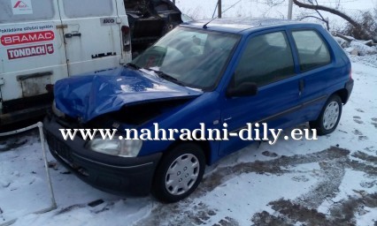 Peugeot 106 modrá na náhradní díly ČB / nahradni-dily.eu