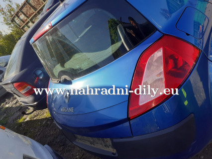 Renault Megane modrá na náhradní díly Pardubice / nahradni-dily.eu