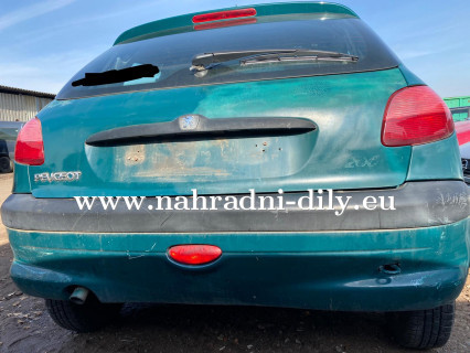 Peugeot 206 zelená na náhradní díly Pardubice / nahradni-dily.eu