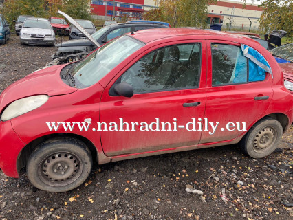 Nissan Micra červená na náhradní díly Pardubice / nahradni-dily.eu