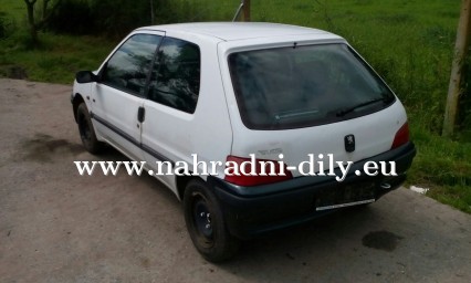 Peugeot 106 bílá na náhradní díly České Budějovice / nahradni-dily.eu